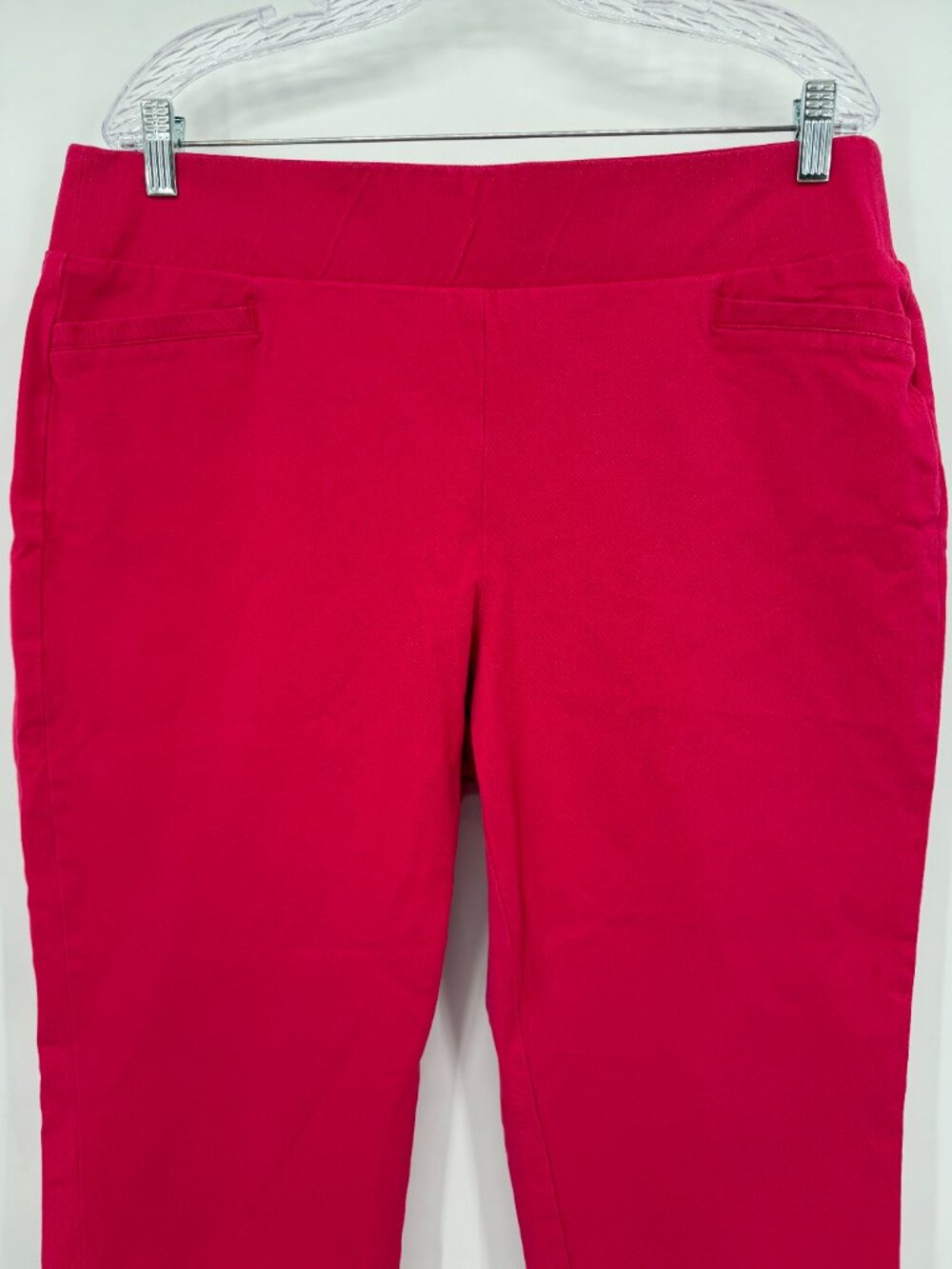 Soft Surroundings Women’s PXL Pink Stretch Pull On Capri Pants - Picture 2 of 11